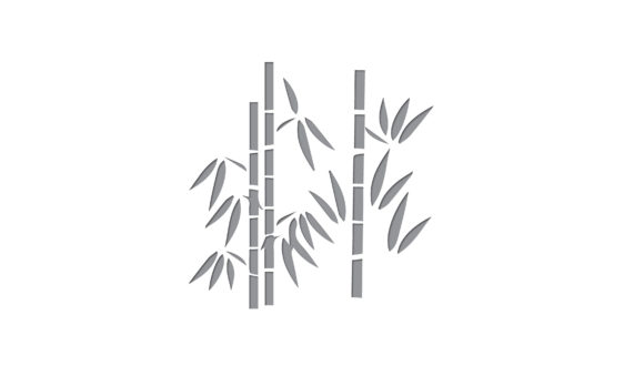 Bamboo Wall Art 3D Paper Cut Graphics for Crafts