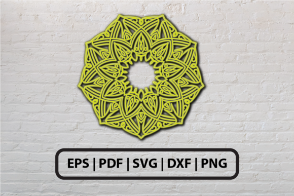 Review: 3D Beautiful Mandala Layered SVG for Embroidery