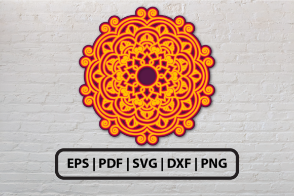 Review: 3D Mandala Multi Layered SVG 4 for Embroidery