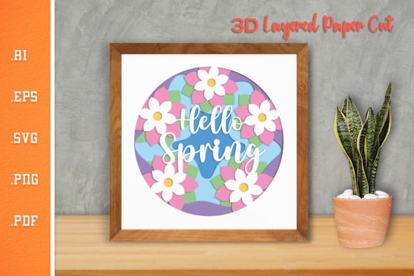 Spring Graphics for Crafts: 3D Cut Review