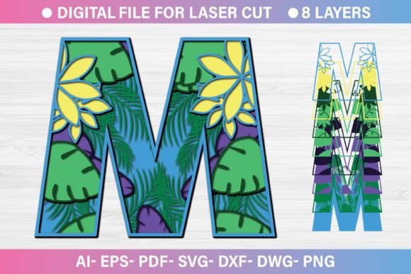 Summer Letter M: Graphics for Crafts